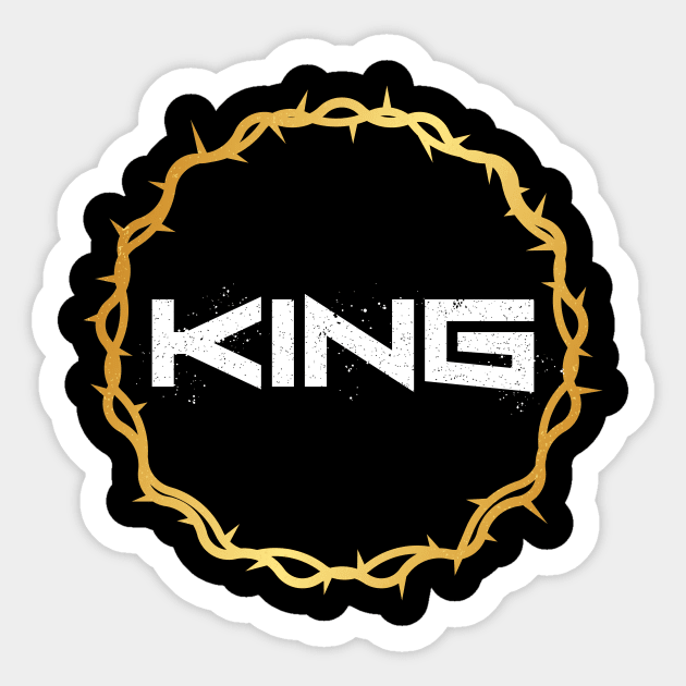 King Sticker by SONofTHUNDER